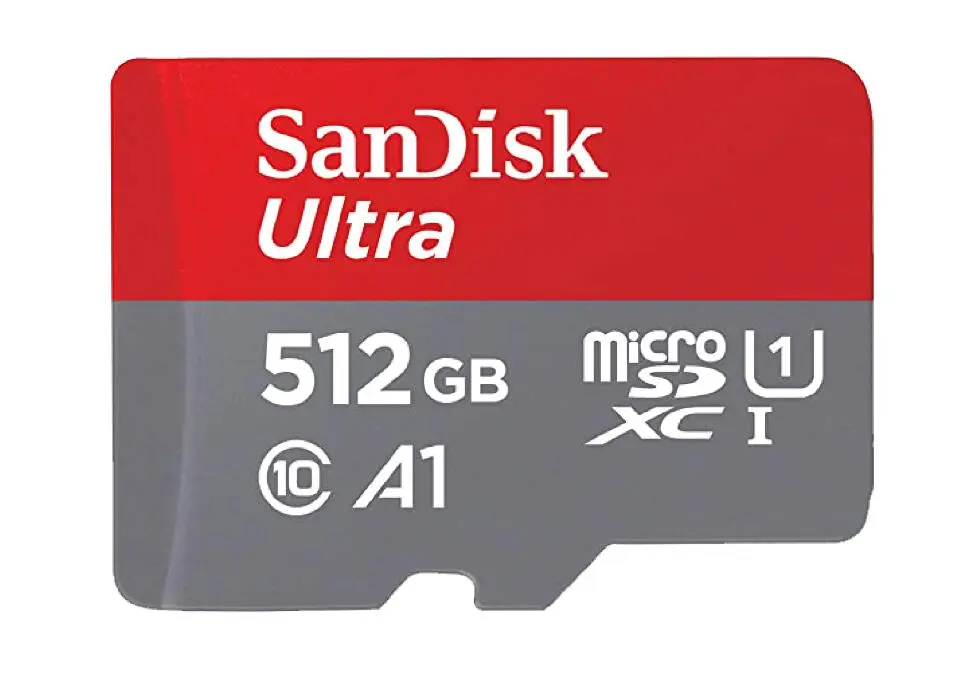 SanDisk MICSDSA512GC10 | Карта памяти MicroSD 512ГБ Class10 UHS-I 150МБ/с