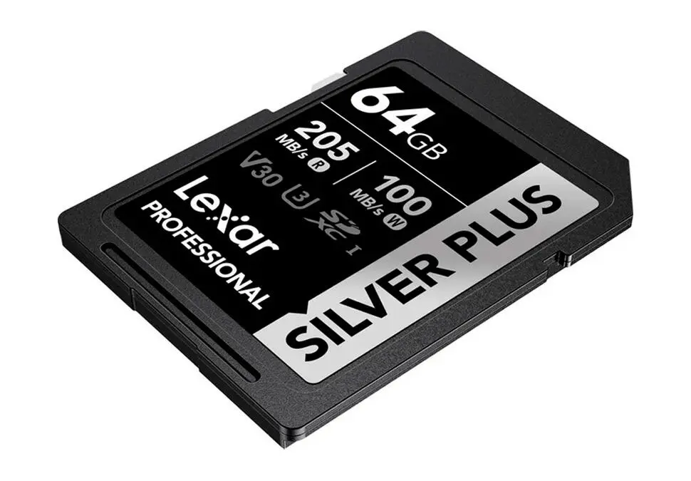 Lexar MICSDLE64GPLS | SD Card 64GB Class 10 205MB/s