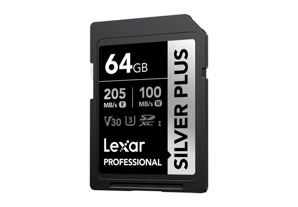 Lexar MICSDLE64GPLS | SD Card 64GB Class 10 205MB/s