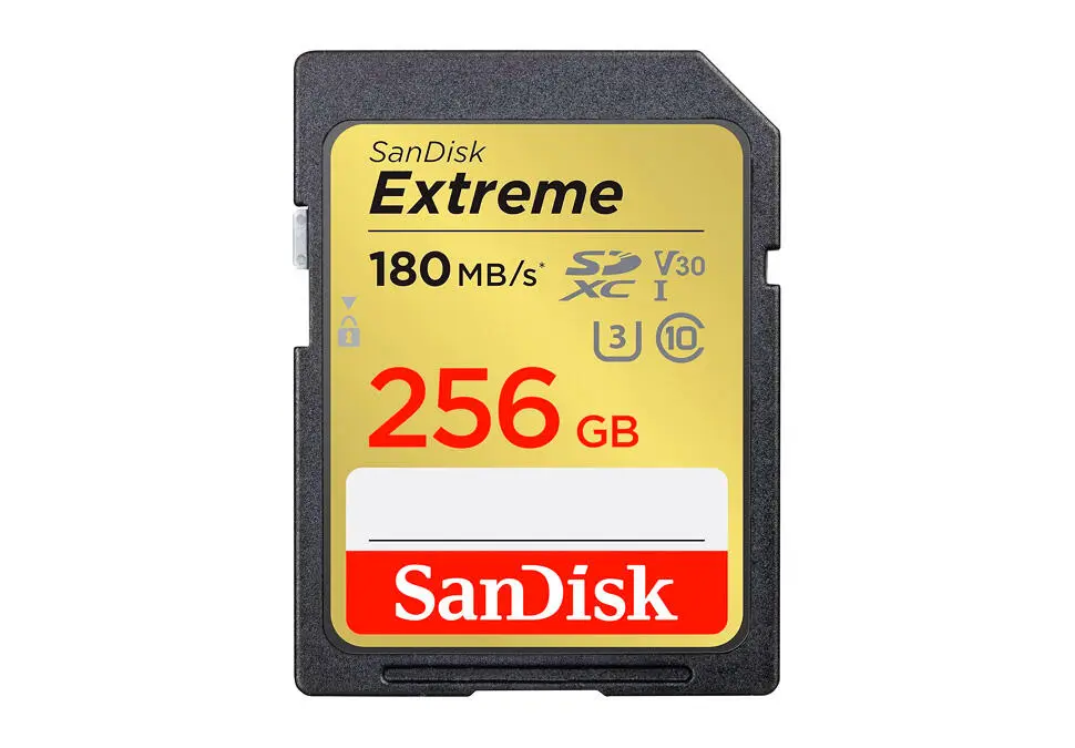 SanDisk MICSDSA256GEXTR | SD карта 256GB Extreme 4K Класс 10