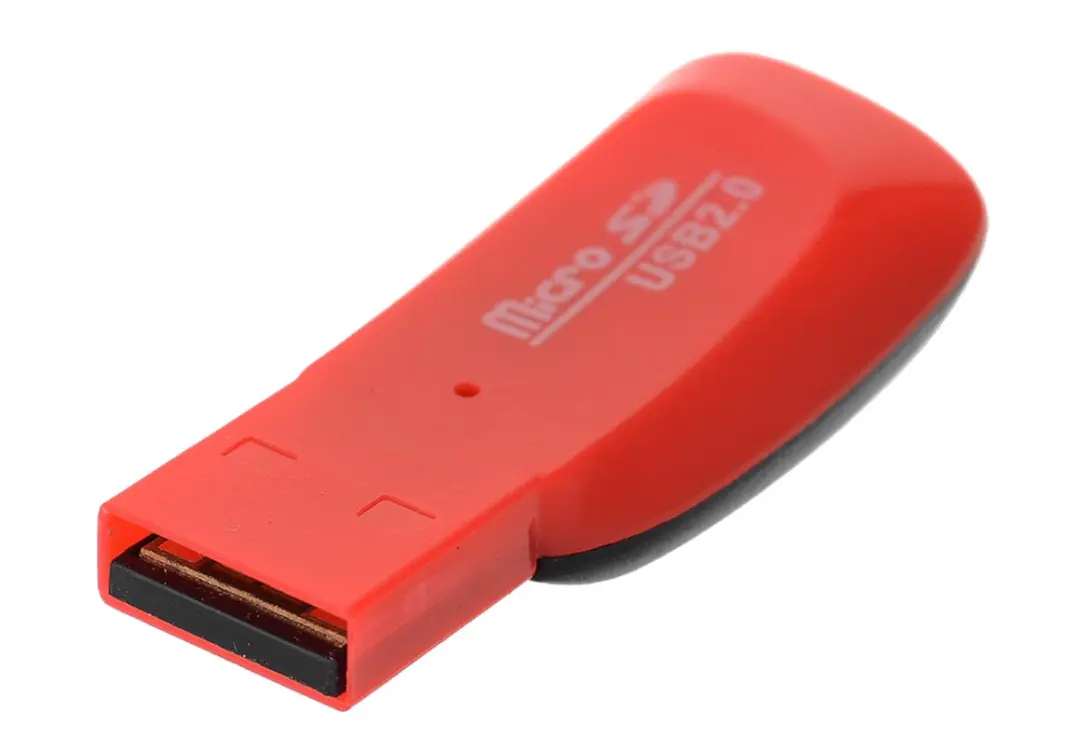 CARDREMICSDRED | MicroSD Kart Okyjysy USB 2.0 Gyzyl