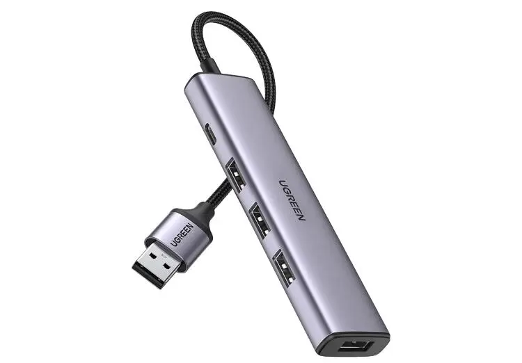 UGREEN UHUBUGCM473 | USB Hub 4xUSB 3.0 Metal Korpusly