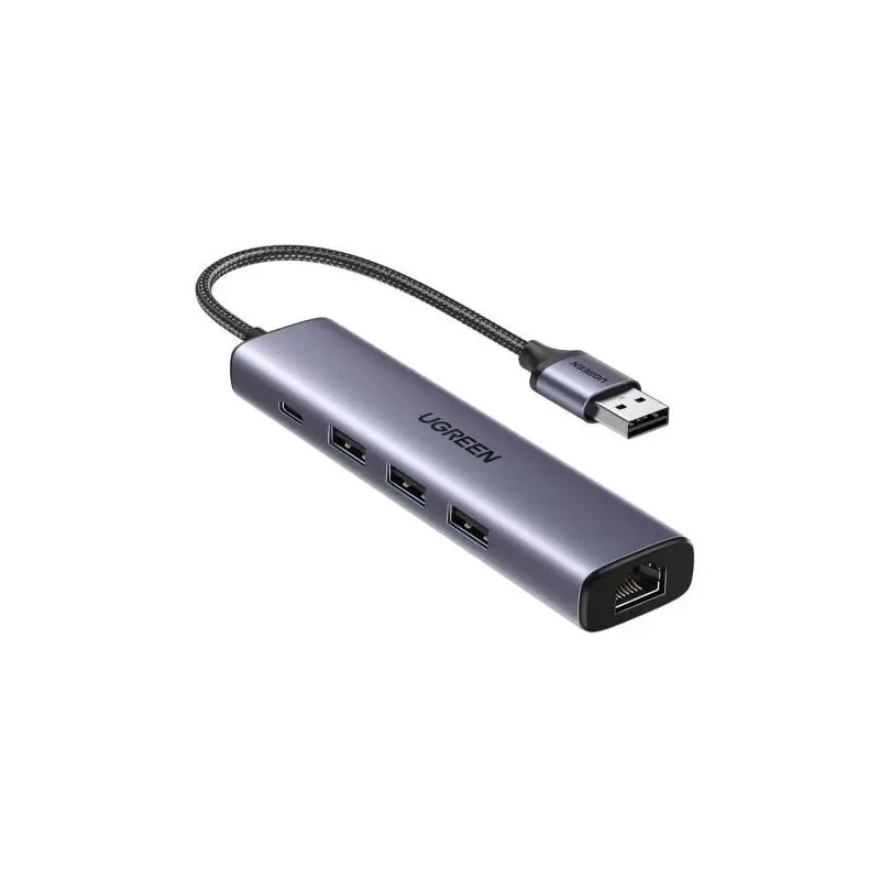 UGREEN CM475 USBHUG60554 | USB haby 3xUSB3.0 RJ45 Type-C PD