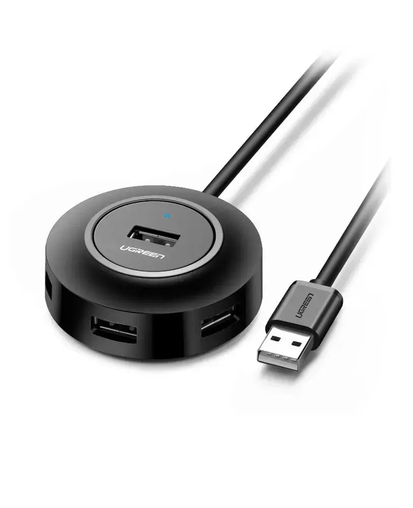 UGREEN UHUBUGCR106B | USB Hub 4-Port 2.0 1m Kabel