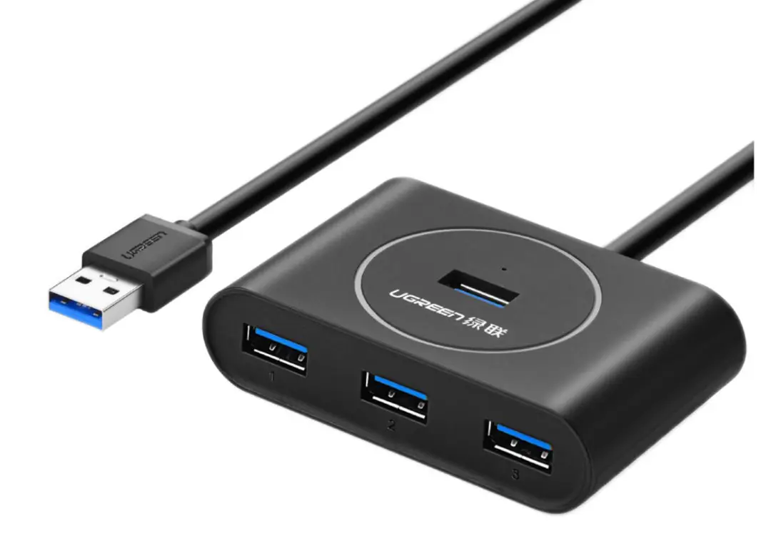 UGREEN UHUBUGCR113 | USB Hub 4xUSB 3.0 1m Gara