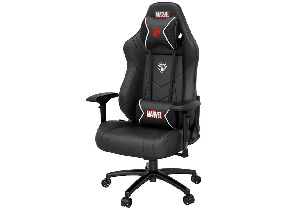 ANDASEAT GCAD19-08-B-PV | Oýun oturgyjy Black Panther Edition 120 kg