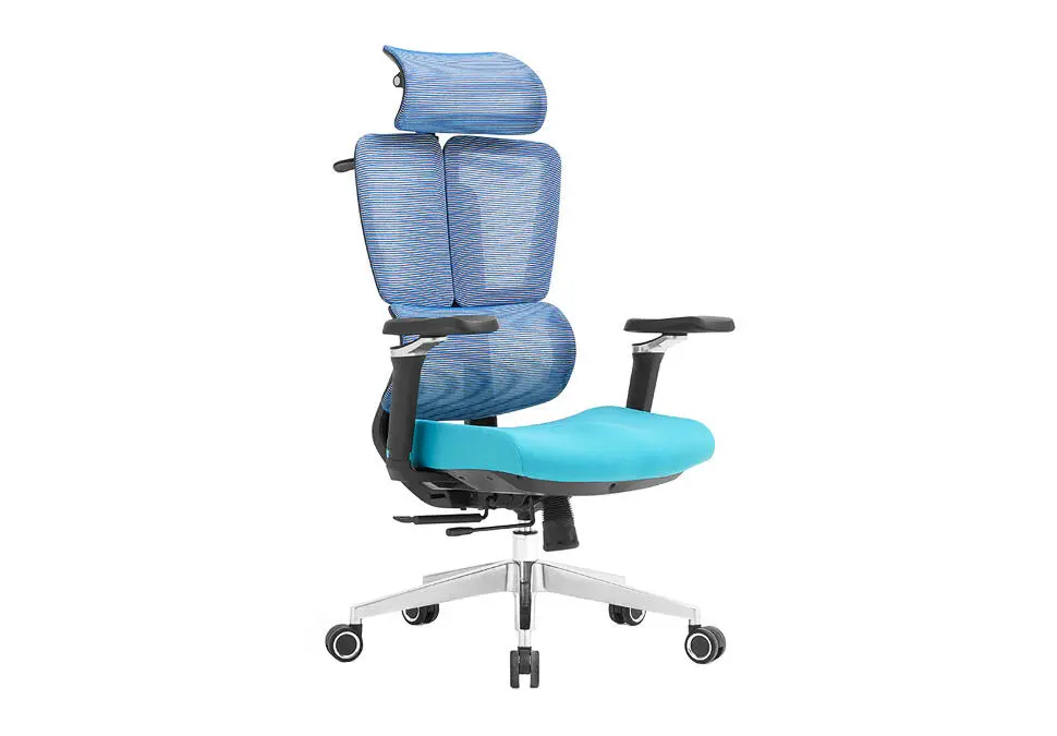 NOEL CHNOAPHBLU | Office Chair Mesh+Fabric 3D Headrest 6D Armrest Blue