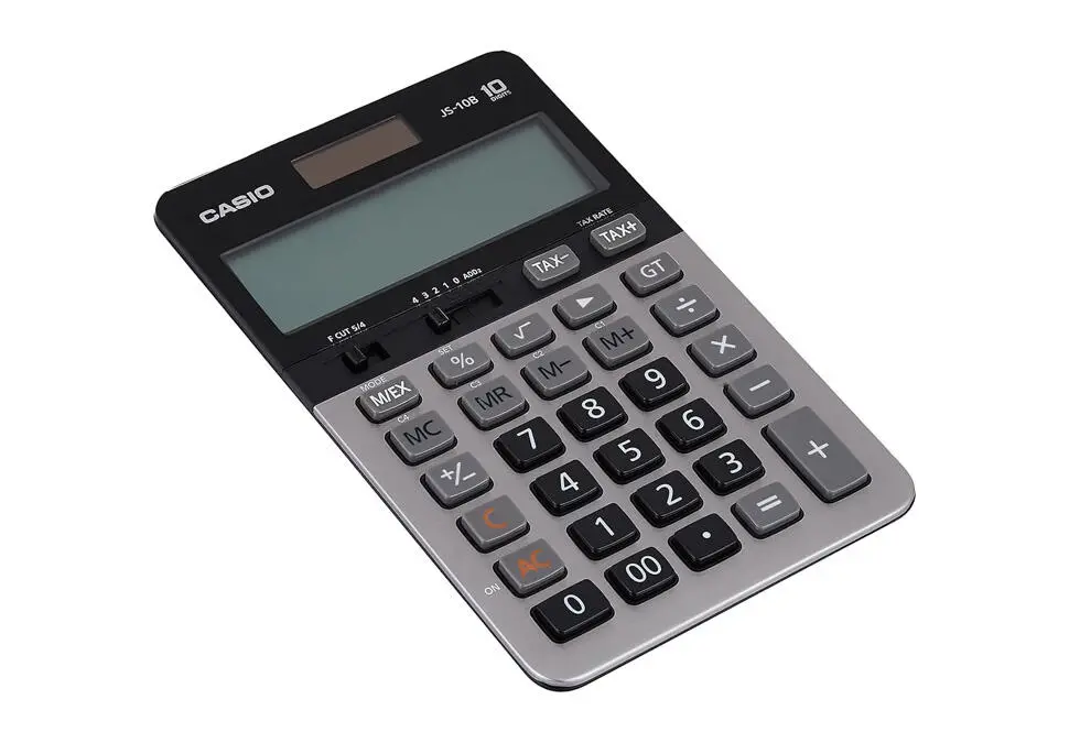 Casio JS-10B | Калькулятор 12-разрядный большой дисплей