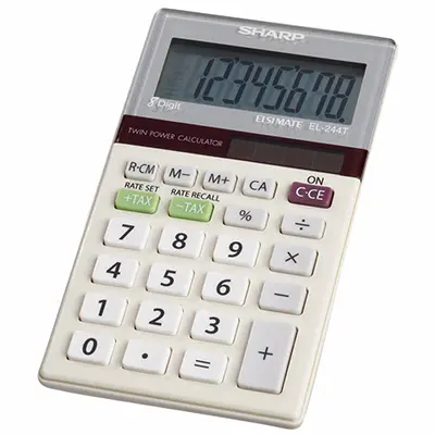 Sharp EL-2607V | Calculator with Printer 12-Digit