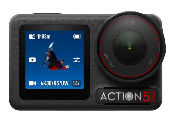 DJI Osmo Action 5 Pro | Hereket Kamerasy 40MP 4K Suw Geçirmez