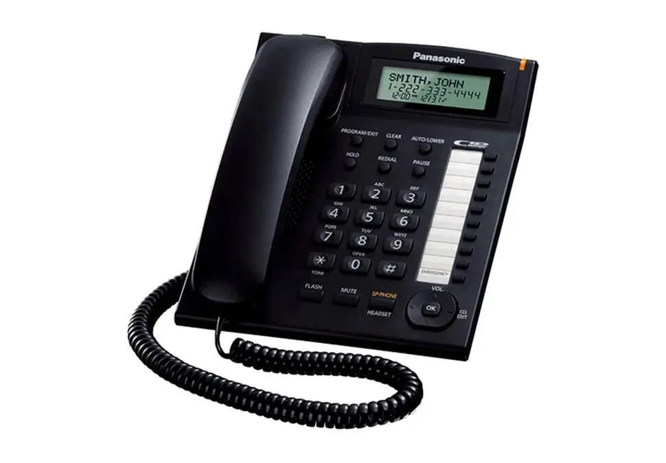 Panasonic KX-TS880MX | Konsol Telefon LCD Ekran Programmirläp Bolýan Düwmeler