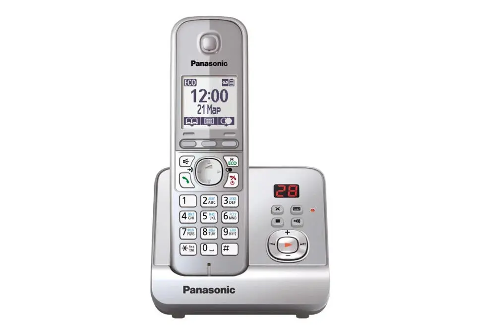 Panasonic KX-TG6721 | Беспроводной телефон, дальность 300 м