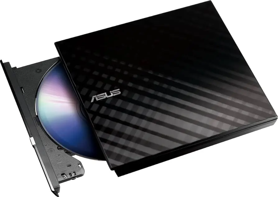 ASUS SDRW-08D2S-U | Внешний DVD-RW USB 2.0 Ультратонкий Черный