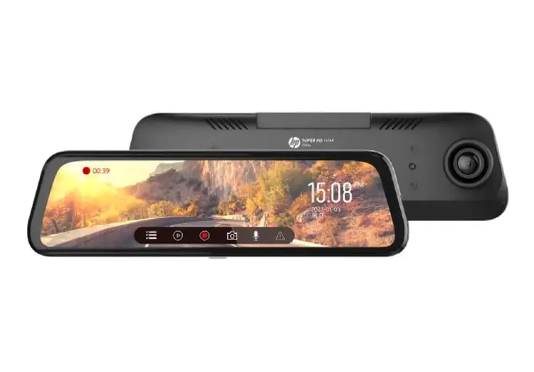 HP CAMVRHF799 | Awtoulag Wideo Registratory Iki Kamera 1296P 9,35" Sensor Ekran