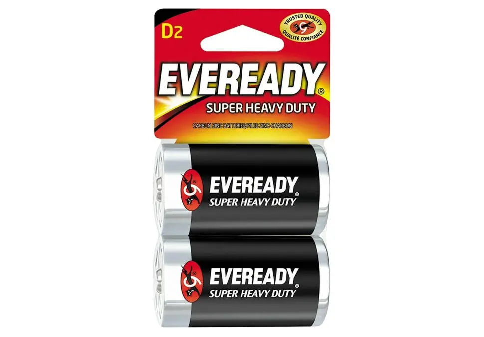 Eveready BATEVSU3613 | D-Cell Battery 1.5V 2-Pack