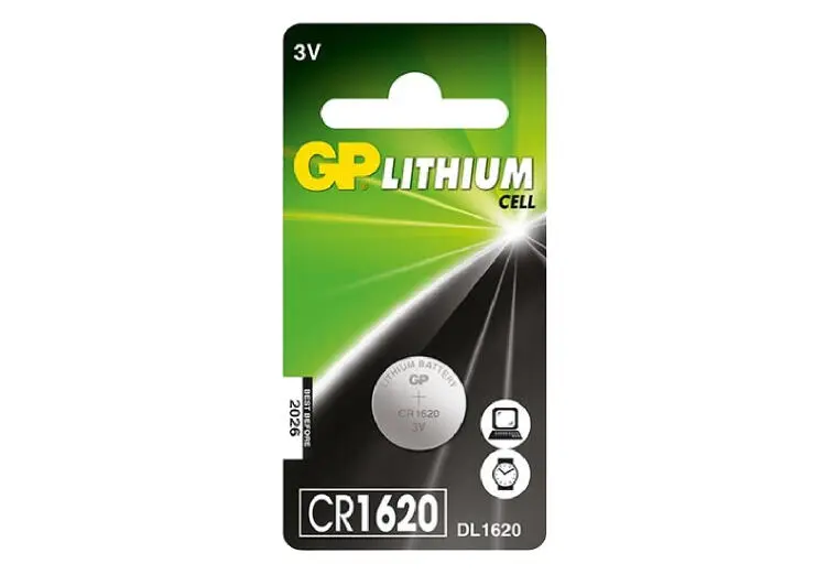 LITHIUM BATGPCR1620U5 | Litiý tegelek batareýa CR1620 3V