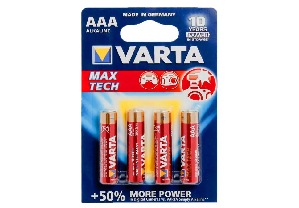 VARTA BATVMT4734 | Батарейка AAA 4 шт. Долговечная энергия