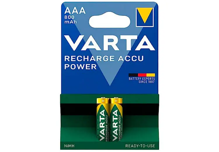 VARTA BATV9185 | AAA Zarýadly Batareýa 800mAh 2 sany