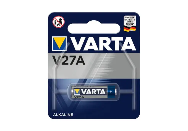 VARTA BATVARV27A | Щелочная батарейка 12В V27A (LR27) 1 шт.