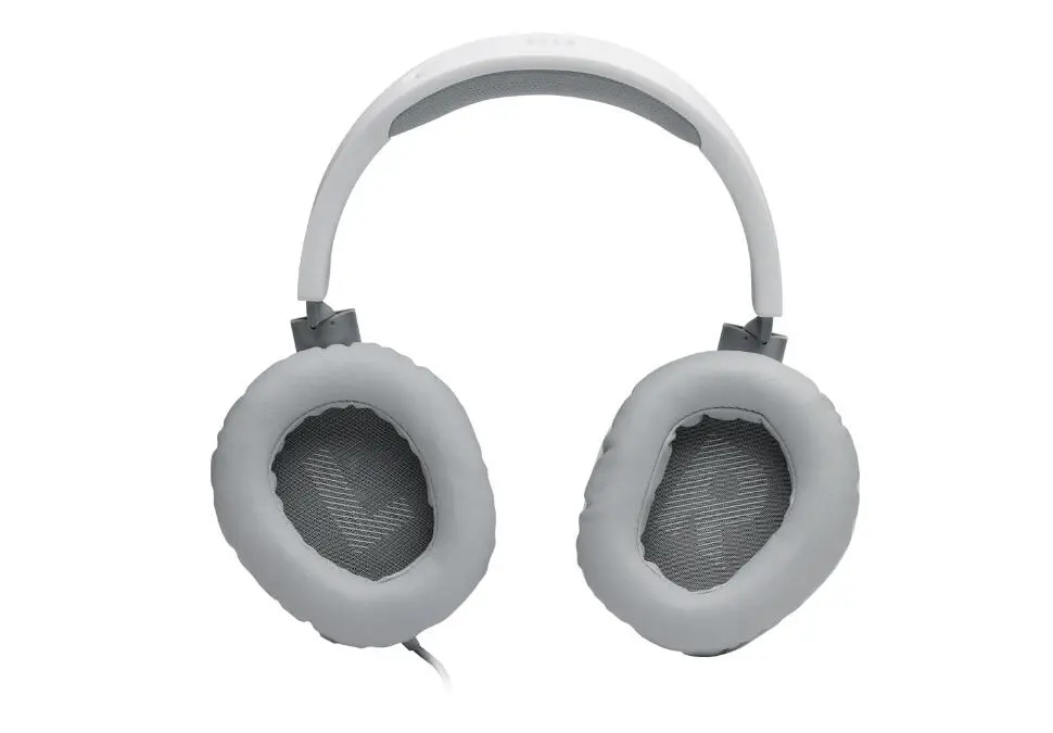 JBL Quantum 100 | Gaming Headset Wired + Detachable Mic White
