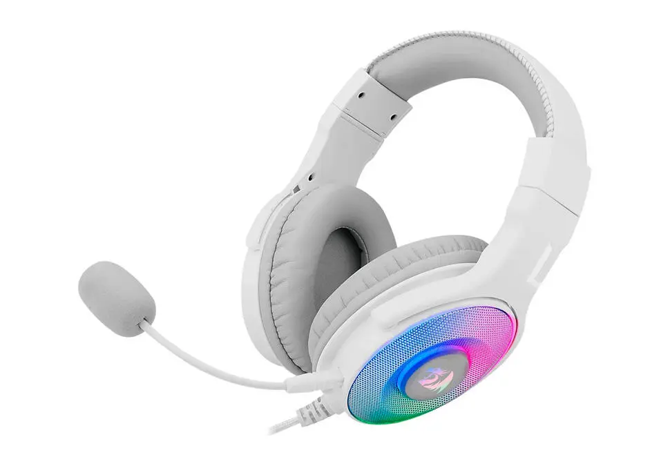 Redragon HEADRDH350WRGB | Игровая гарнитура проводная RGB белая