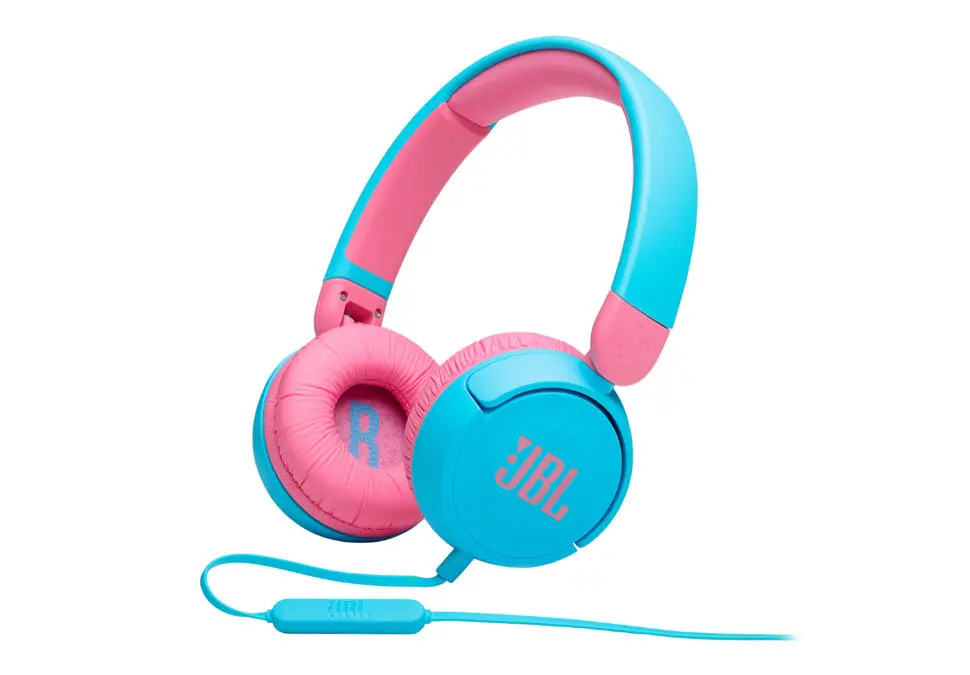 JBL JR310 | Çagalar üçin simli gulak üstü gulaklyk Gyzyl