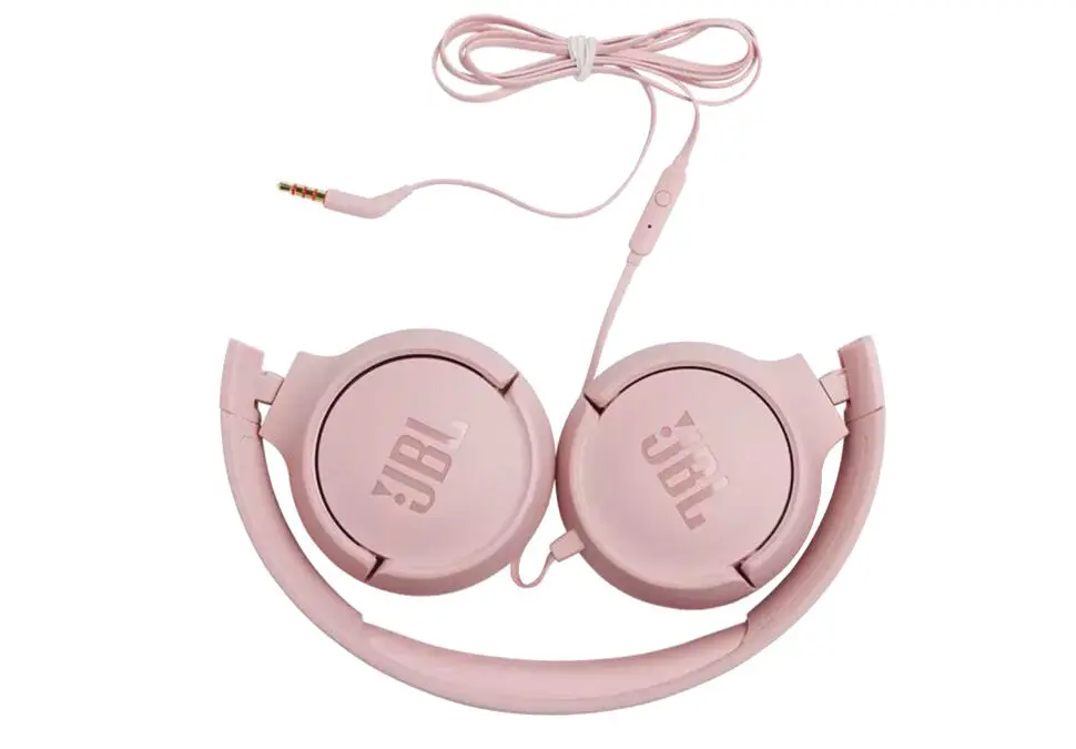 JBL HEADJBLT500PIK | Wired Headphones PU Leather On-Ear Pink