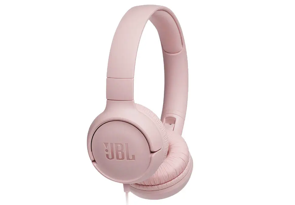 JBL HEADJBLT500PIK | Wired Headphones PU Leather On-Ear Pink