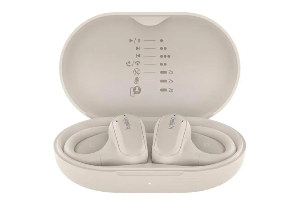 Belkin EARBELCLFITSAND | Беспроводные внутриканальные наушники Песочный