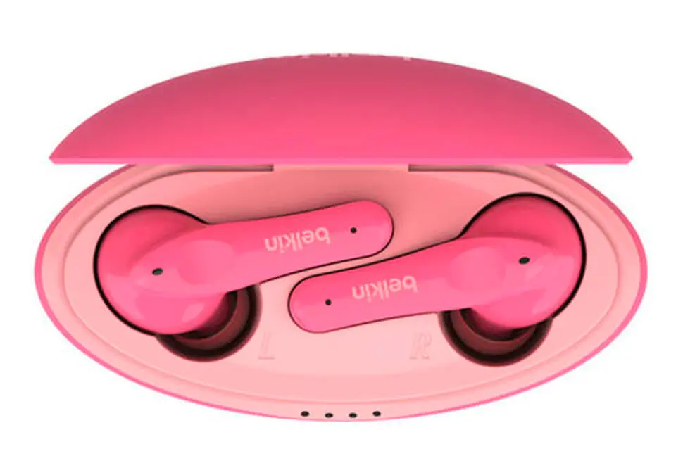 Belkin SOUNDFORM Nano | Kids In-Ear Earphones Bluetooth 24h Pink