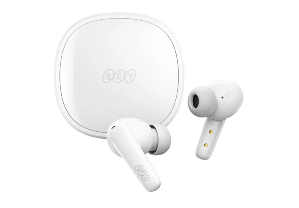 QCY HEADQT26 | Беспроводные TWS наушники шумоподавление 30ч белые