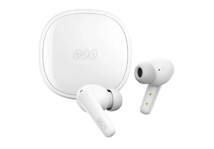 QCY HEADQT26 | Беспроводные TWS наушники шумоподавление 30ч белые