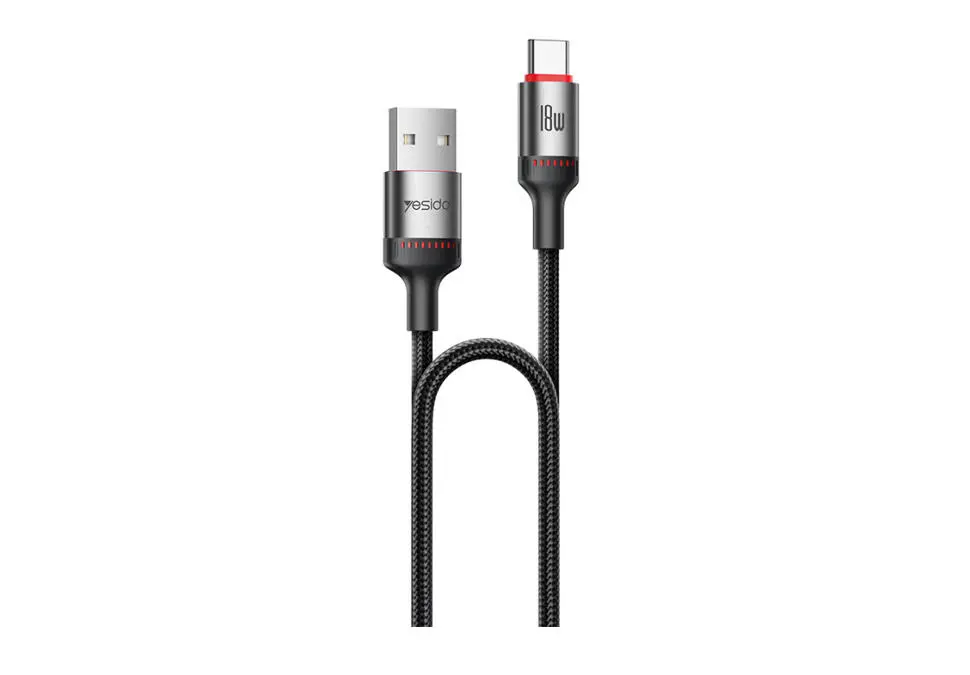 YESIDO CA130C | USB-den Type-C-e Kabel 2m Gara