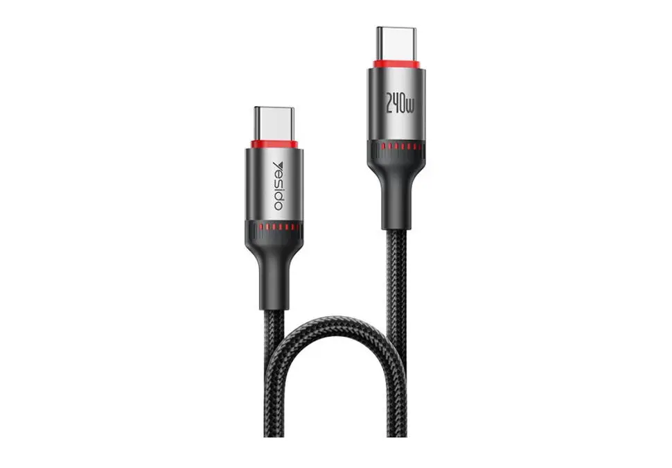 YESIDO CA186 | Кабель Type-C–Type-C 240Вт 2м