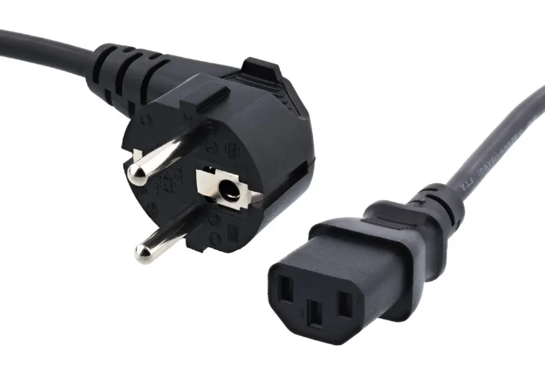 Generic CBLPW1.5M | Elektrik Kabeli 2-pin 1,2 metr