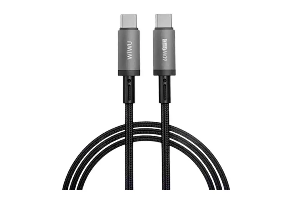WIWU CBLWIWUWIC057 | Кабель USB Type-C на Type-C 1м Черный