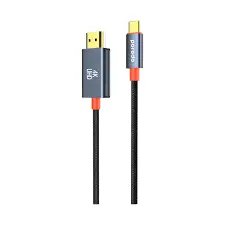 Porodo PD-CBL0016-BK | Type-C-den HDMI-a kabel 4K 60Hz 2m