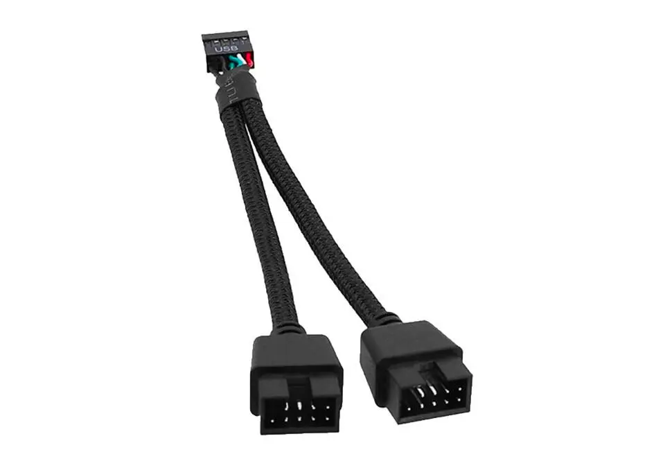 CBLFP CBLFP2.0 | USB адаптер-сплиттер 2.0/1 на 2x9Pin для передней панели