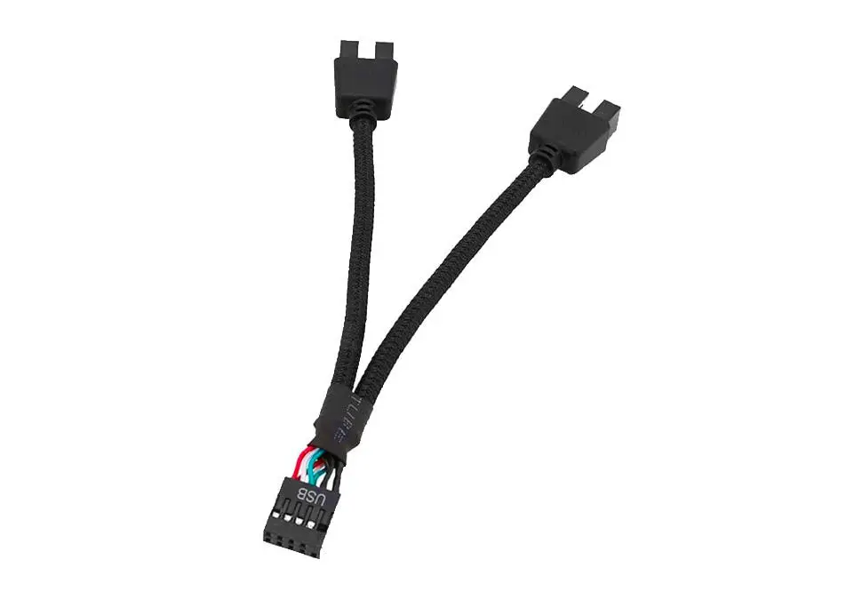 CBLFP CBLFP2.0 | USB адаптер-сплиттер 2.0/1 на 2x9Pin для передней панели