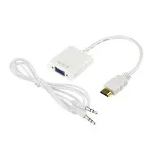 Generic CBLADHDVG | HDMI to VGA Adapter with Audio White