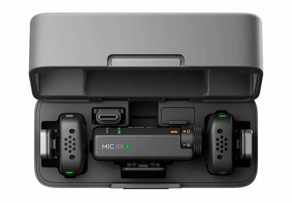 DJI MICDJIMINI | Lapel Microphone 400m Range 15h Battery