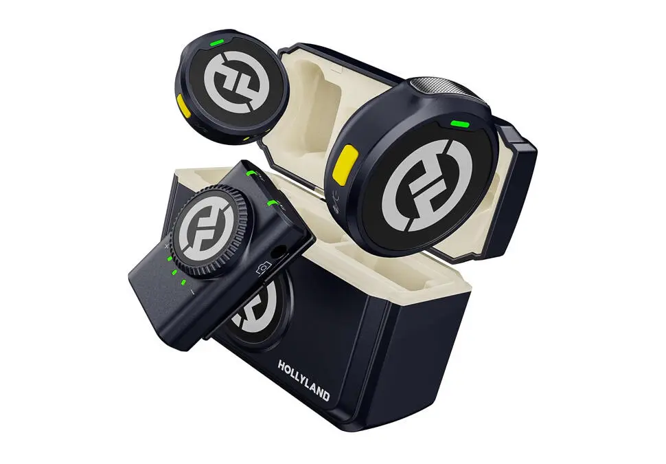 Hollyland Lark M2 | Lapel Mikrofon 40s Batareýa Simsiz Gara