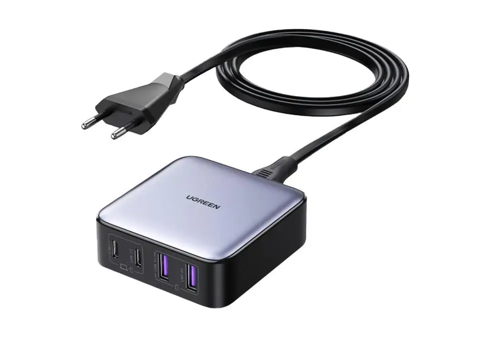 UGREEN CD237 Nexode | Mobile Phone Charger 65W GaN 2xUSB 2xType-C