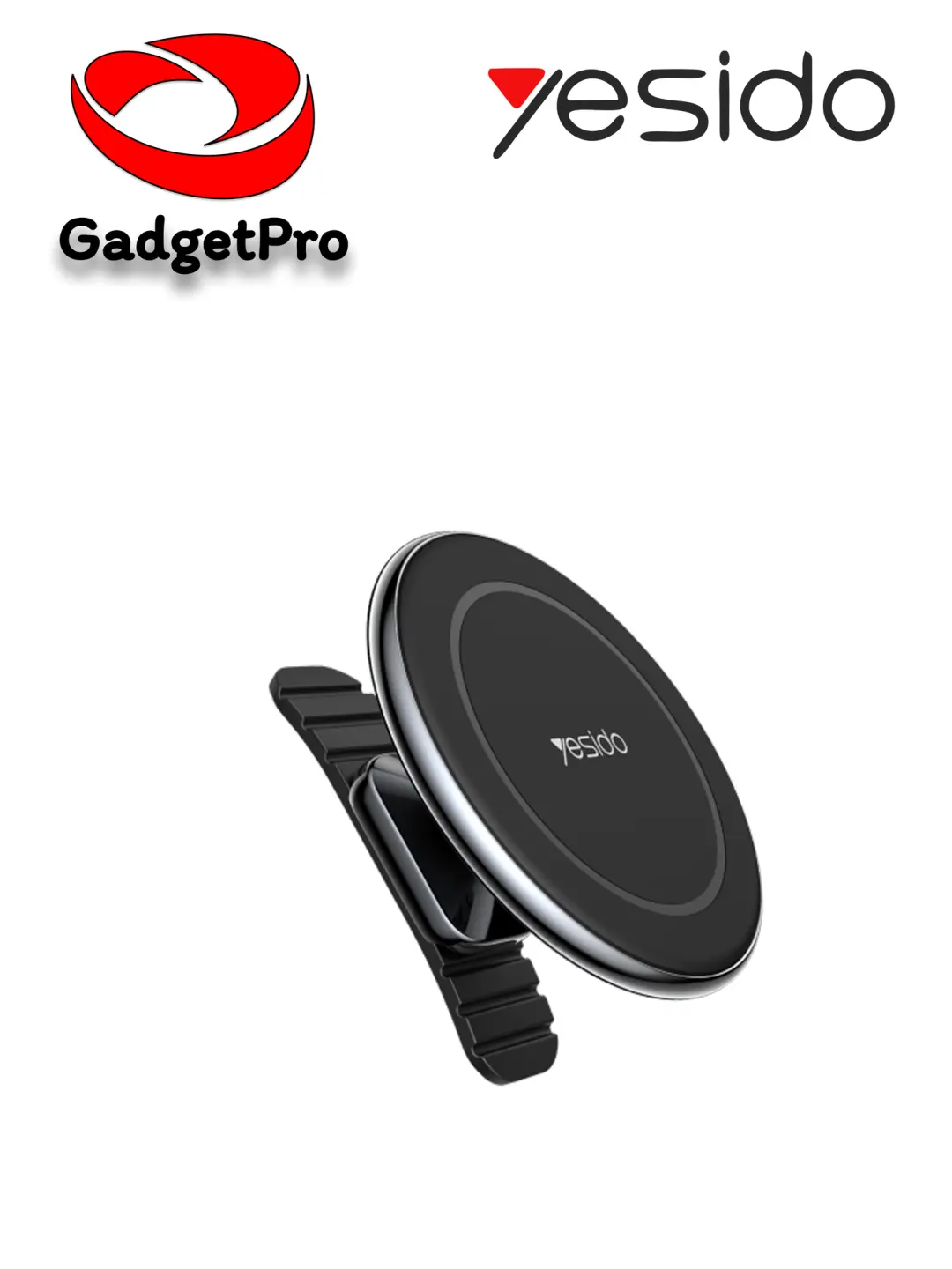 YESIDO HOLDYESC219 | Magnit awtoulag telefony üçin tutawaç, gara sink