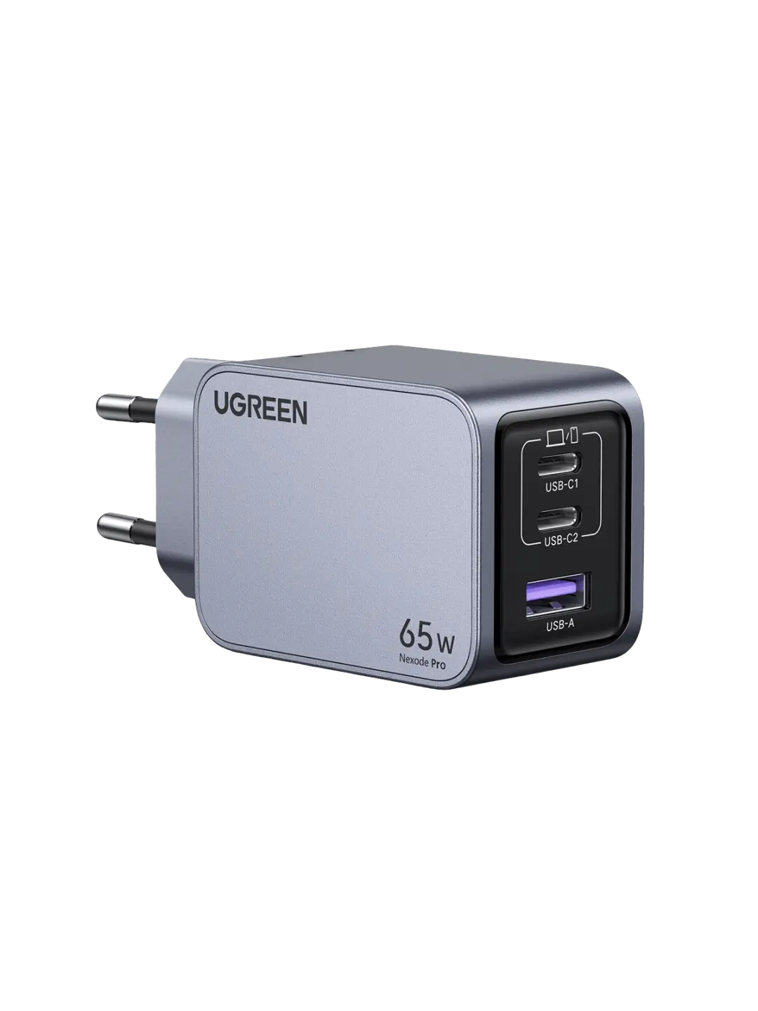 UGREEN Nexode Pro X755 | Зарядное устройство 65 Вт 2xUSB-C Быстрая зарядка