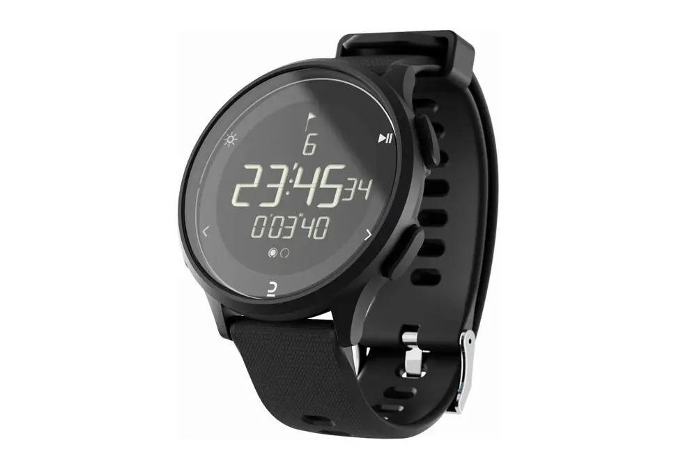 Decathlon WATCHDECW500M | Bileklik sagat sanly 42,7mm sekuntomer duýduryş