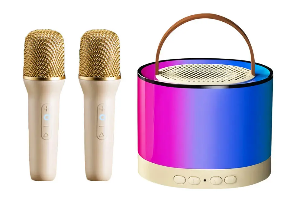 Kinyo SPCARK36WH | Portable Speaker Wireless Mic RGB Type-C