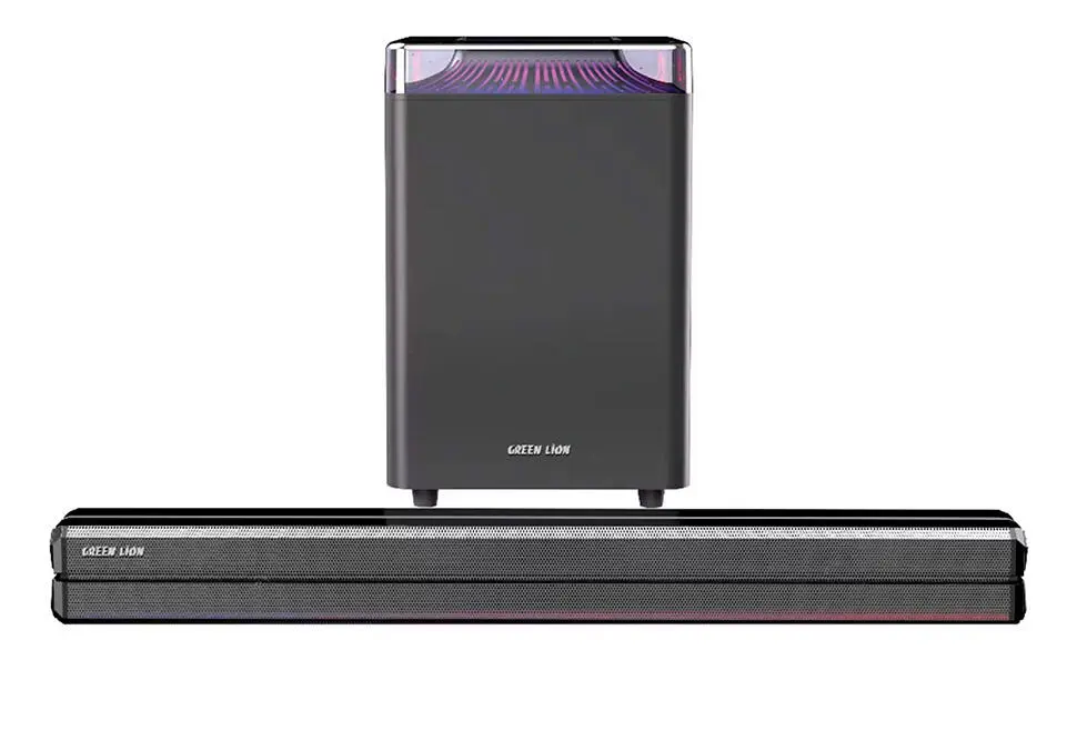 Green Lion SP100 | Саундбар 100Вт 2.1 HDMI SPDIF FM Черный