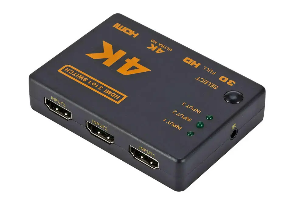 SWITHD3P1P | HDMI geçiriji 3 giriş 1 çykyş Plug-and-Play