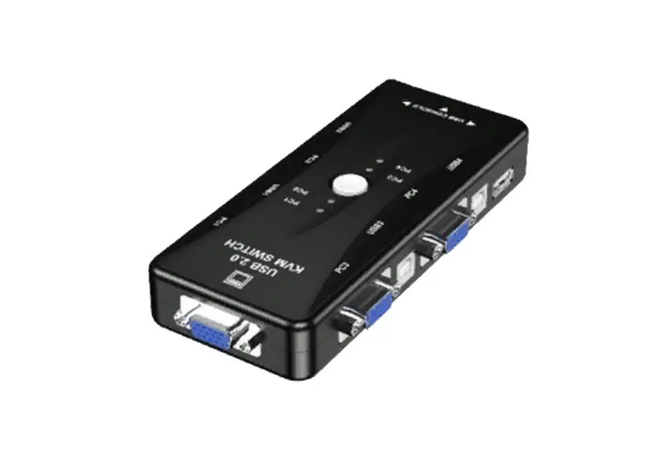 KVM KVMVGAKVM41UA4P | KVM-переключатель 4 порта VGA/USB с кабелями